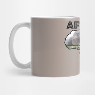 Africa Wildlife Continent Collage Mug